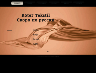 rotertekstil.com screenshot