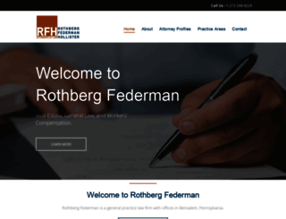 rothbergfederman.com screenshot