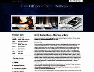 rothenberglaw.com screenshot