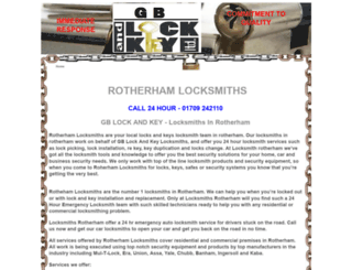 rotherham-locksmiths.com screenshot
