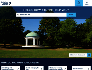 rotherham.gov.uk screenshot