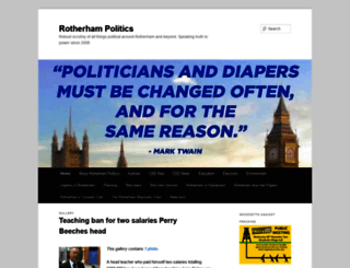 rotherhampolitics.wordpress.com screenshot
