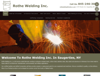 rothewelding.com screenshot