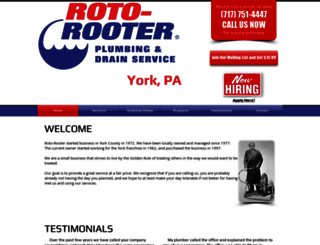 rotorooteryork.com screenshot