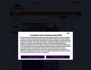 rouen.onvasortir.com screenshot