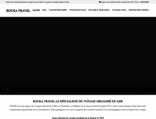 roukatravel.tn screenshot