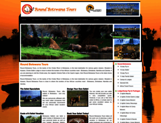 round-botswana-tours.com screenshot