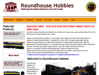 roundhousehobbies.com screenshot