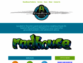 roundhousepediatrics.com screenshot