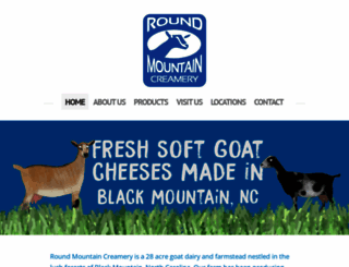 roundmountaincreamery.com screenshot