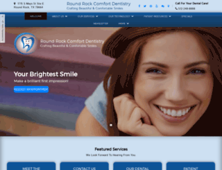 roundrockcomfortdentist.com screenshot