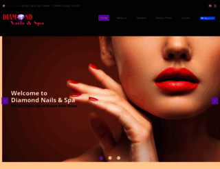 roundrockdiamondnailspa.com screenshot