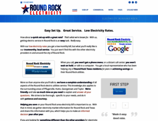 roundrockelectricity.com screenshot