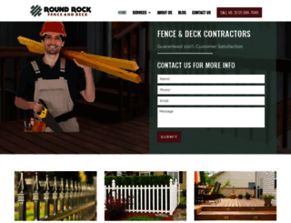 roundrockfenceanddeck.com screenshot
