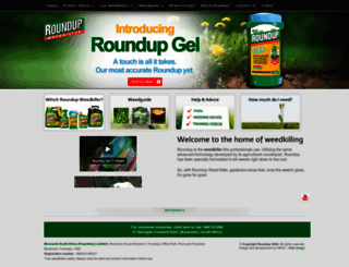 roundup-garden.co.za screenshot