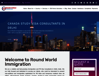 roundworldimmigration.in screenshot