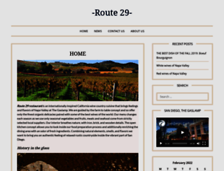 route29restaurant.com screenshot
