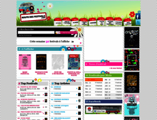 routedesfestivals.com screenshot