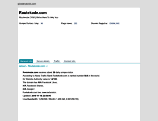 routekode.com.glossaryscript.com screenshot