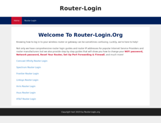 router-login.org screenshot