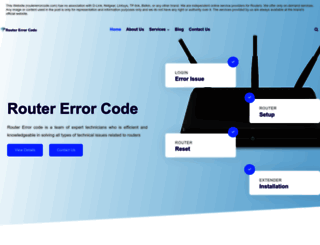 routererrorcode.com screenshot