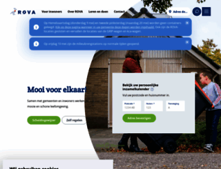 rova.nl screenshot
