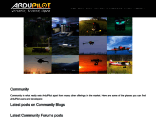 rover.ardupilot.com screenshot