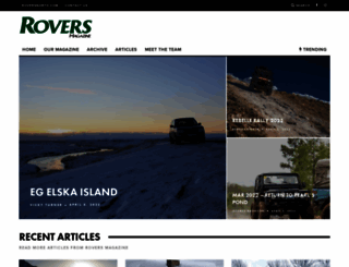 roversmagazine.com screenshot