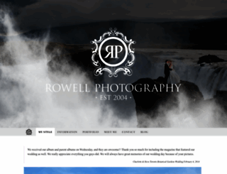 rowellphoto.com screenshot
