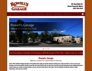 rowellsgarage.com screenshot