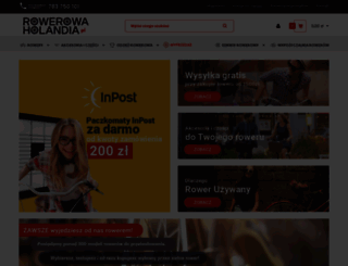 rowerowaholandia.pl screenshot