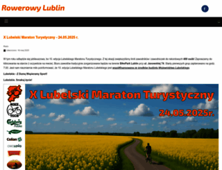 rowerowylublin.org screenshot