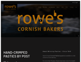 rowesbakers.co.uk screenshot