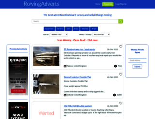 rowingadverts.co.uk screenshot