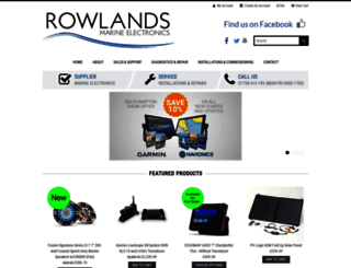 rowlandsmarine.co.uk screenshot