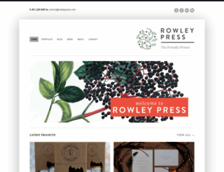 rowleypress.com screenshot