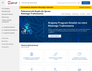 rownetraktowanie.gov.pl screenshot