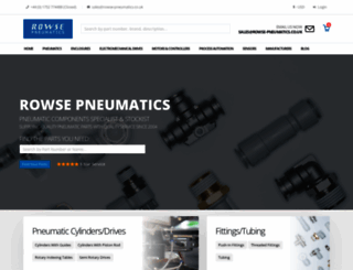 rowse-pneumatics.co.uk screenshot