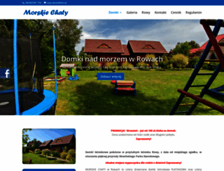 rowy-domki.pl screenshot