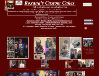roxanascakes.com screenshot