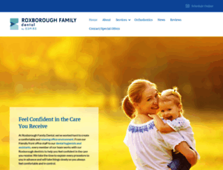 roxboroughfamilydental.com screenshot