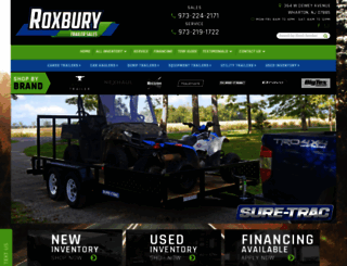 roxburytrailers.com screenshot