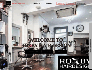 roxbyhair.com screenshot