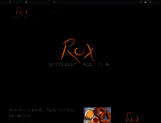 roxrestaurant.co.uk screenshot