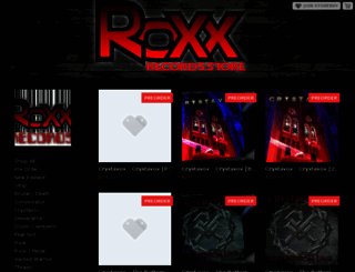 roxxrecords.storenvy.com screenshot