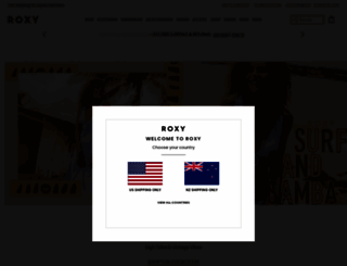 roxy-newzealand.co.nz screenshot
