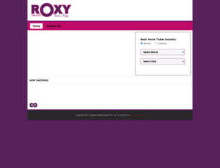 roxytheatre.in screenshot