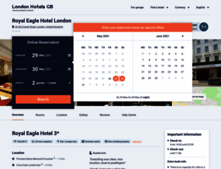 royal-eagle-hotel.londonhotelsgb.com screenshot