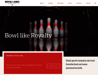 royal-lanes-social.com screenshot