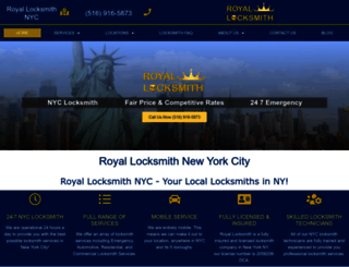 royal-locksmith.com screenshot